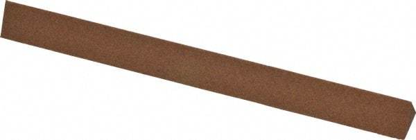 Norton - 4" Long x 3/8" Wide x 3/8" Thick, Aluminum Oxide Sharpening Stone - Triangle, Medium Grade - Eagle Tool & Supply