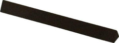 Norton - 4" Long x 3/8" Wide x 3/8" Thick, Aluminum Oxide Sharpening Stone - Triangle, Coarse Grade - Eagle Tool & Supply