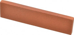 Norton - 4" Long x 1" Wide x 1/4" Thick, Aluminum Oxide Sharpening Stone - Rectangle, Fine Grade - Eagle Tool & Supply