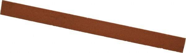 Norton - 6" Long x 1/2" Wide x 1/2" Thick, Aluminum Oxide Sharpening Stone - Triangle, Fine Grade - Eagle Tool & Supply