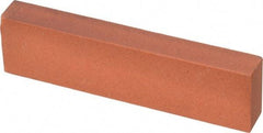 Norton - 4" Long x 1" Wide x 1/2" Thick, Aluminum Oxide Sharpening Stone - Rectangle, Fine Grade - Eagle Tool & Supply