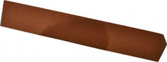 Norton - 6" Long x 1" Wide x 1" Thick, Aluminum Oxide Sharpening Stone - Triangle, Fine Grade - Eagle Tool & Supply