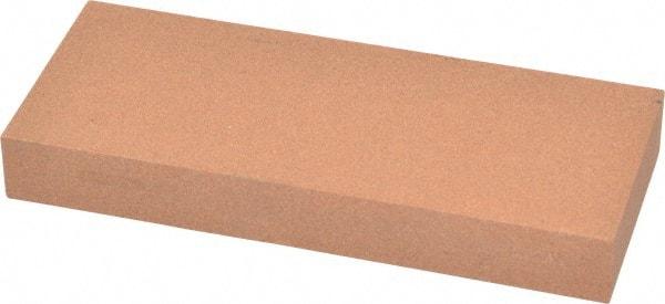 Norton - 5" Long x 2" Wide x 5/8" Thick, Aluminum Oxide Sharpening Stone - Rectangle, Medium Grade - Eagle Tool & Supply