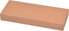 Norton - 5" Long x 2" Wide x 5/8" Thick, Aluminum Oxide Sharpening Stone - Rectangle, Medium Grade - Eagle Tool & Supply