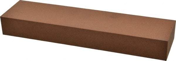 Norton - 8" Long x 2" Wide x 1" Thick, Aluminum Oxide Sharpening Stone - Rectangle, Medium Grade - Eagle Tool & Supply