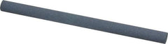 Norton - 4" Long x 1/4" Diam x 1/4" Thick, Silicon Carbide Sharpening Stone - Round, Fine Grade - Eagle Tool & Supply
