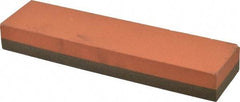 Norton - 8" Long x 2" Wide x 1" Thick, Aluminum Oxide Sharpening Stone - Rectangle, Coarse, Fine Grade - Eagle Tool & Supply