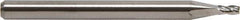 M.A. Ford - 1.5mm, 3mm LOC, 3mm Shank Diam, 38mm OAL, 4 Flute, Solid Carbide Square End Mill - Single End, HPFC Finish, Spiral Flute, 30° Helix, Centercutting, Right Hand Cut, Right Hand Flute - Eagle Tool & Supply