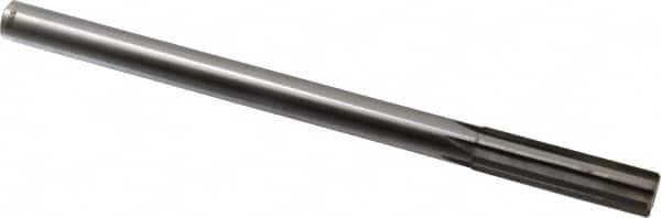 Made in USA - 0.604" Carbide-Tipped 6 Flute Chucking Reamer - Eagle Tool & Supply