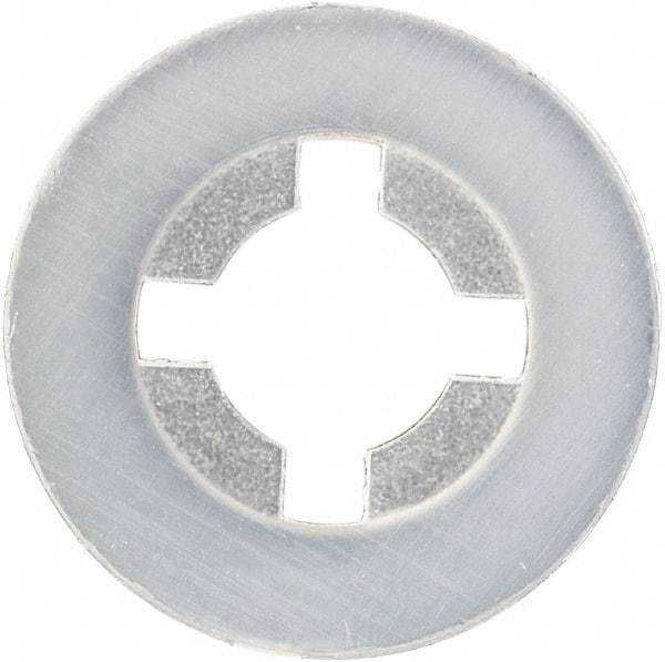 Made in USA - #8 Screw, 0.152" ID, Nylon Internal Tooth Lock Washer - 25/64" OD, Grade 6/6 - Eagle Tool & Supply