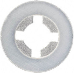 Made in USA - #8 Screw, 0.152" ID, Nylon Internal Tooth Lock Washer - 25/64" OD, Grade 6/6 - Eagle Tool & Supply