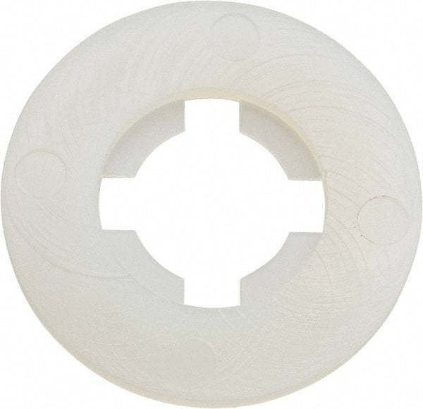 Made in USA - 7/16" Screw, 0.41" ID, Nylon Internal Tooth Lock Washer - 1-1/32" OD, Grade 6/6 - Eagle Tool & Supply