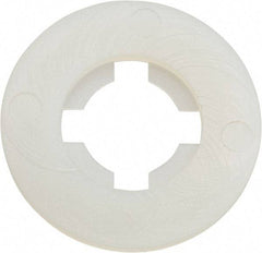 Made in USA - 7/16" Screw, 0.41" ID, Nylon Internal Tooth Lock Washer - 1-1/32" OD, Grade 6/6 - Eagle Tool & Supply