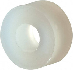 Made in USA - #4 Screw, Grade 6/6 Nylon Standard Flat Washer - 2.92mm ID x 1/4" OD, 3.18mm Thick - Eagle Tool & Supply