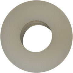 Made in USA - #6 Screw, Grade 6/6 Nylon Standard Flat Washer - 3.56mm ID x 5/16" OD, 1.57mm Thick - Eagle Tool & Supply