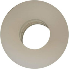 Made in USA - #8 Screw, Grade 6/6 Nylon Standard Flat Washer - 4.34mm ID x 3/8" OD, 3.18mm Thick - Eagle Tool & Supply