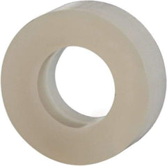 Made in USA - #10 Screw, Grade 6/6 Nylon Standard Flat Washer - 4.93mm ID x 3/8" OD, 3.18mm Thick - Eagle Tool & Supply