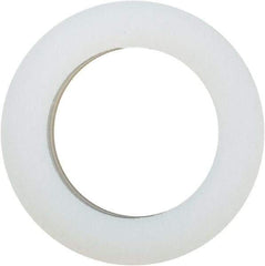 Made in USA - 5/16" Screw, Grade 6/6 Nylon Standard Flat Washer - 8.05mm ID x 1/2" OD, 3.18mm Thick - Eagle Tool & Supply