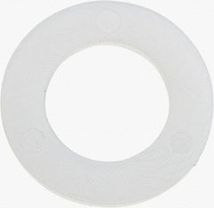 Made in USA - 7/16" Screw, Grade 6/6 Nylon Standard Flat Washer - 11.25mm ID x 3/4" OD, 0.81mm Thick - Eagle Tool & Supply