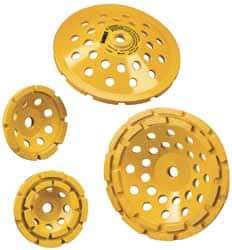 DeWALT - 4" Diam, Surface Grinding Wheel - Diamond, 15,000 Max RPM - Eagle Tool & Supply