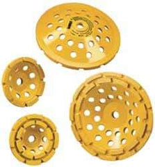 DeWALT - 4" Diam, Surface Grinding Wheel - Diamond, 15,000 Max RPM - Eagle Tool & Supply