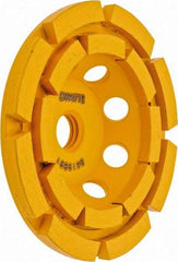 DeWALT - 4" Diam, Surface Grinding Wheel - Diamond, 15,000 Max RPM - Eagle Tool & Supply