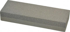 Value Collection - 6" Long x 2" Wide x 1" Thick, Aluminum Oxide Sharpening Stone - Rectangle, 120/240 Grit, Fine, Very Fine Grade - Eagle Tool & Supply