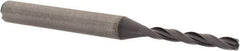 Kennametal - 3mm 140° Solid Carbide Jobber Drill - TiAlN Finish, Right Hand Cut, Spiral Flute, Straight Shank, 66mm OAL, Standard Point - Eagle Tool & Supply