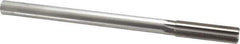 Made in USA - 0.6245" High Speed Steel 8 Flute Chucking Reamer - Straight Flute, 0.5615" Straight Shank, 2-1/4" Flute Length, 9" OAL - Eagle Tool & Supply