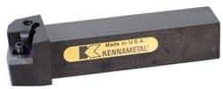 Kennametal - MSRN, Right Hand Cut, 15° Lead Angle, 1" Shank Height x 1" Shank Width, Negative Rake Indexable Turning Toolholder - 6" OAL, SN..43. Insert Compatibility, Series Kenloc - Eagle Tool & Supply