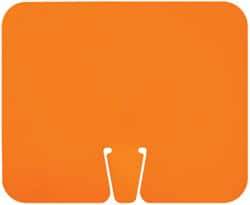 NMC - "Blank - No Legend", 10-1/2" Long x 12-3/4" Wide, Rigid Plastic Safety Sign - Rectangle, Use for Workplace/Safety - Eagle Tool & Supply