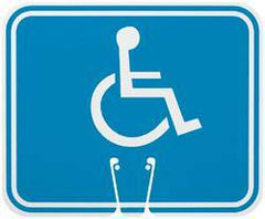NMC - 10-1/2" Long x 12-3/4" Wide, Rigid Plastic Safety Sign - Rectangle, Use for Accident Prevention - Eagle Tool & Supply