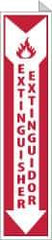 NMC - Extinguisher, Plastic Fire Sign - 4" Wide x 18" High, English/Spanish - Eagle Tool & Supply