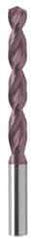 Guhring - 0.1102" 130° Powdered Metal Jobber Drill - FIREX Finish, Right Hand Cut, Parabolic Flute, Straight Shank, 2-13/32" OAL, Cone Relief Point - Eagle Tool & Supply