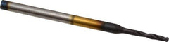Guhring - 0.0827" 130° Powdered Metal Jobber Drill - FIREX Finish, Right Hand Cut, Parabolic Flute, Straight Shank, 1-15/16" OAL, Cone Relief Point - Eagle Tool & Supply