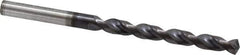 Guhring - 0.2756" 130° Powdered Metal Jobber Drill - FIREX Finish, Right Hand Cut, Parabolic Flute, Straight Shank, 4-9/32" OAL, Cone Relief Point - Eagle Tool & Supply