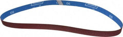 Norton - 1" Wide x 42" OAL, 80 Grit, Ceramic Abrasive Belt - Ceramic, Medium, Coated, Y Weighted Cloth Backing - Eagle Tool & Supply