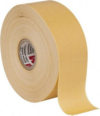 3M - 1-1/2" x 110', Yellow Cotton Cloth Electrical Tape - Series 2520, 8 mil Thick, 800 V/mil Dielectric Strength, 50 Lb./Inch Tensile Strength - Eagle Tool & Supply