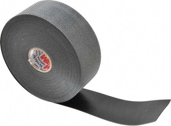 3M - 1-1/2" x 30', Black Polyester Film Electrical Tape - Series 23, 30 mil Thick, 800 V/mil Dielectric Strength, 8 Lb./Inch Tensile Strength - Eagle Tool & Supply