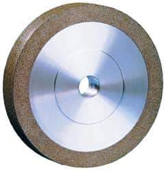 Strauss - 6" Diam x 1" Hole x 1" Thick, 80/100 Grit Surface Grinding Wheel - Diamond, Type 1A1, Medium/Fine Grade, 6,500 Max RPM - Eagle Tool & Supply