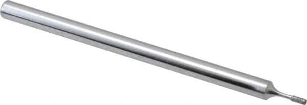 Strauss - Diamond (Abrasive) Grinding Pin - 1/8" Shank Diam x 2" Shank Length, (170 Mesh Grit) - Eagle Tool & Supply