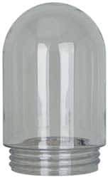 Cooper Crouse-Hinds - Prismatic Lens, Heat Resistant, Polycarbonate Fixture Globe - Clear (Color), UL 514A & UL Listed 1598 - Eagle Tool & Supply
