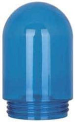Cooper Crouse-Hinds - Prismatic Lens, Heat Resistant, Polycarbonate Fixture Globe - Blue, UL 514A & UL Listed 1598 - Eagle Tool & Supply