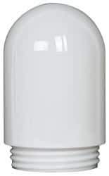 Cooper Crouse-Hinds - Heat Resistant, Polycarbonate Fixture Globe - White, UL 514A & UL Listed 1598 - Eagle Tool & Supply