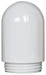 Cooper Crouse-Hinds - Heat Resistant, Polycarbonate Fixture Globe - White, UL 514A & UL Listed 1598 - Eagle Tool & Supply