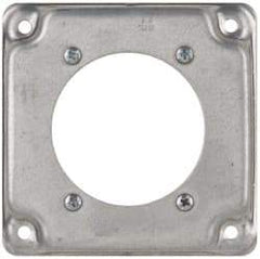 Cooper Crouse-Hinds - Electrical Outlet Box Steel Square Surface Cover - Eagle Tool & Supply