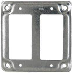 Cooper Crouse-Hinds - Electrical Outlet Box Steel Square Surface Cover - Eagle Tool & Supply