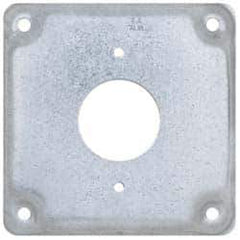 Cooper Crouse-Hinds - Electrical Outlet Box Steel Square Surface Cover - Eagle Tool & Supply