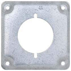 Cooper Crouse-Hinds - Electrical Outlet Box Steel Square Surface Cover - Eagle Tool & Supply