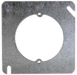 Cooper Crouse-Hinds - Electrical Outlet Box Steel Square Cover - Eagle Tool & Supply